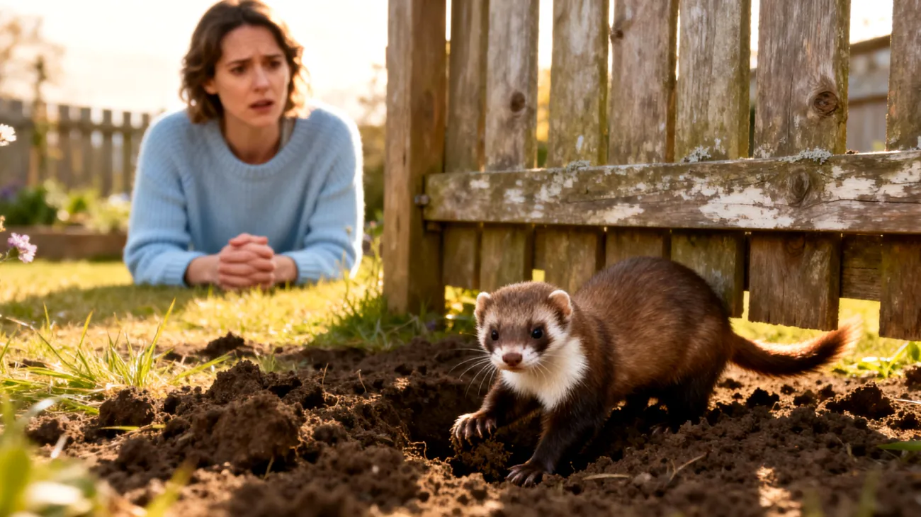 Frettchen benötigen spezielle Pflegeprodukte und Zubehör für die sichere Gartenhaltung, da herkömmliche Produkte oft nicht für ihre grabenden und erkundenden Instinkte sowie ihre Fluchttendenzen im Außenbereich geeignet sind"