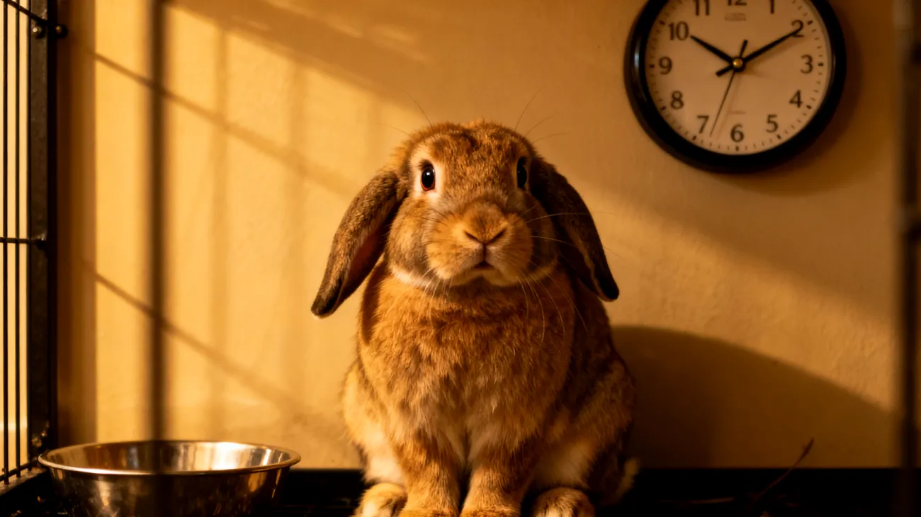 Erwachsene Kaninchen benötigen eine strukturierte tägliche Routine mit festen Fütterungszeiten, regelmäßigen Auslaufphasen und konsistenten Pflegeritualen, um Stress zu vermeiden und ihr Wohlbefinden zu gewährleisten"