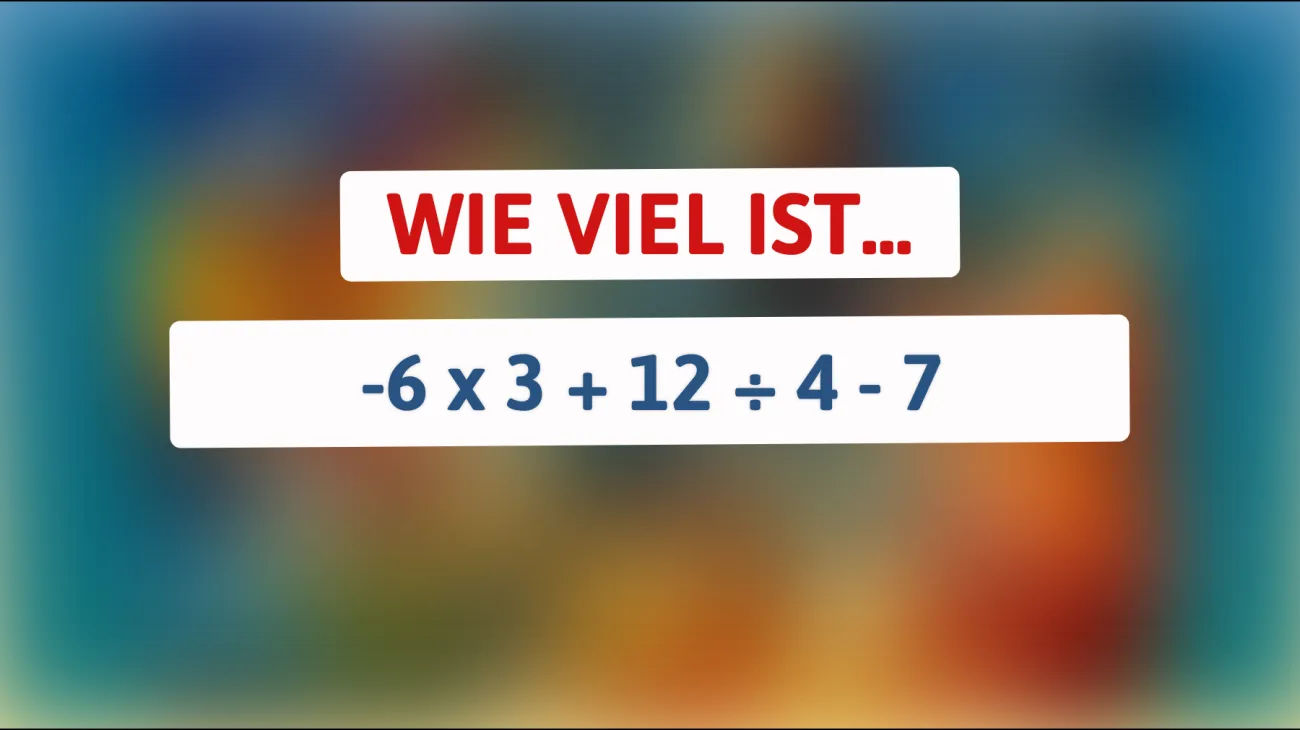 Nur 1% der Menschen können dieses Mathe-Rätsel lösen: Schaffst du es, das korrekte Ergebnis zu finden?"