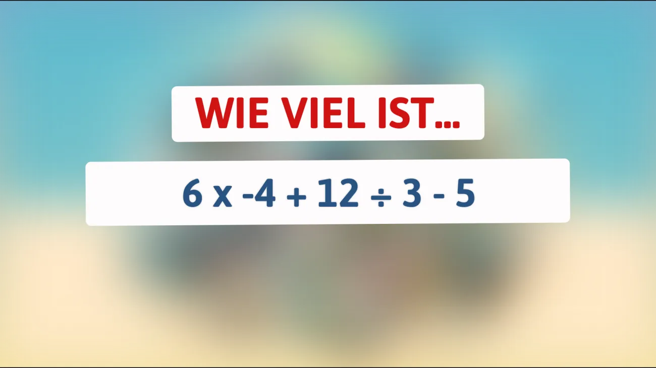 Nur 1% der Menschen können es lösen: Schaffst du es, das mathematische Rätsel zu knacken?"