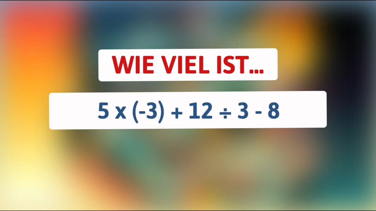 Nur 1% können dieses knifflige Mathe-Rätsel lösen: Schaffst du es?"